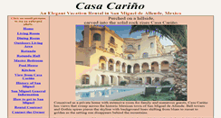 Desktop Screenshot of casacarino.net