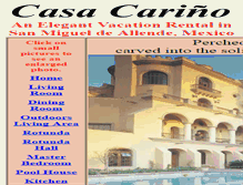 Tablet Screenshot of casacarino.net